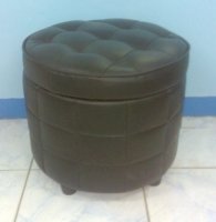 Model: Round storage bench